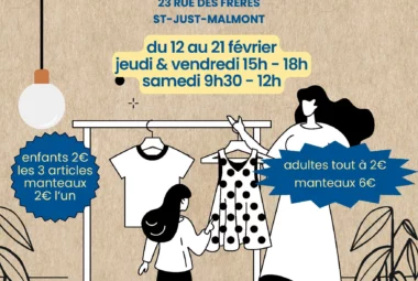 Braderie d&rsquo;hiver de la boutique solidaire