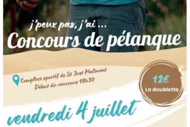 Concours de pétanque