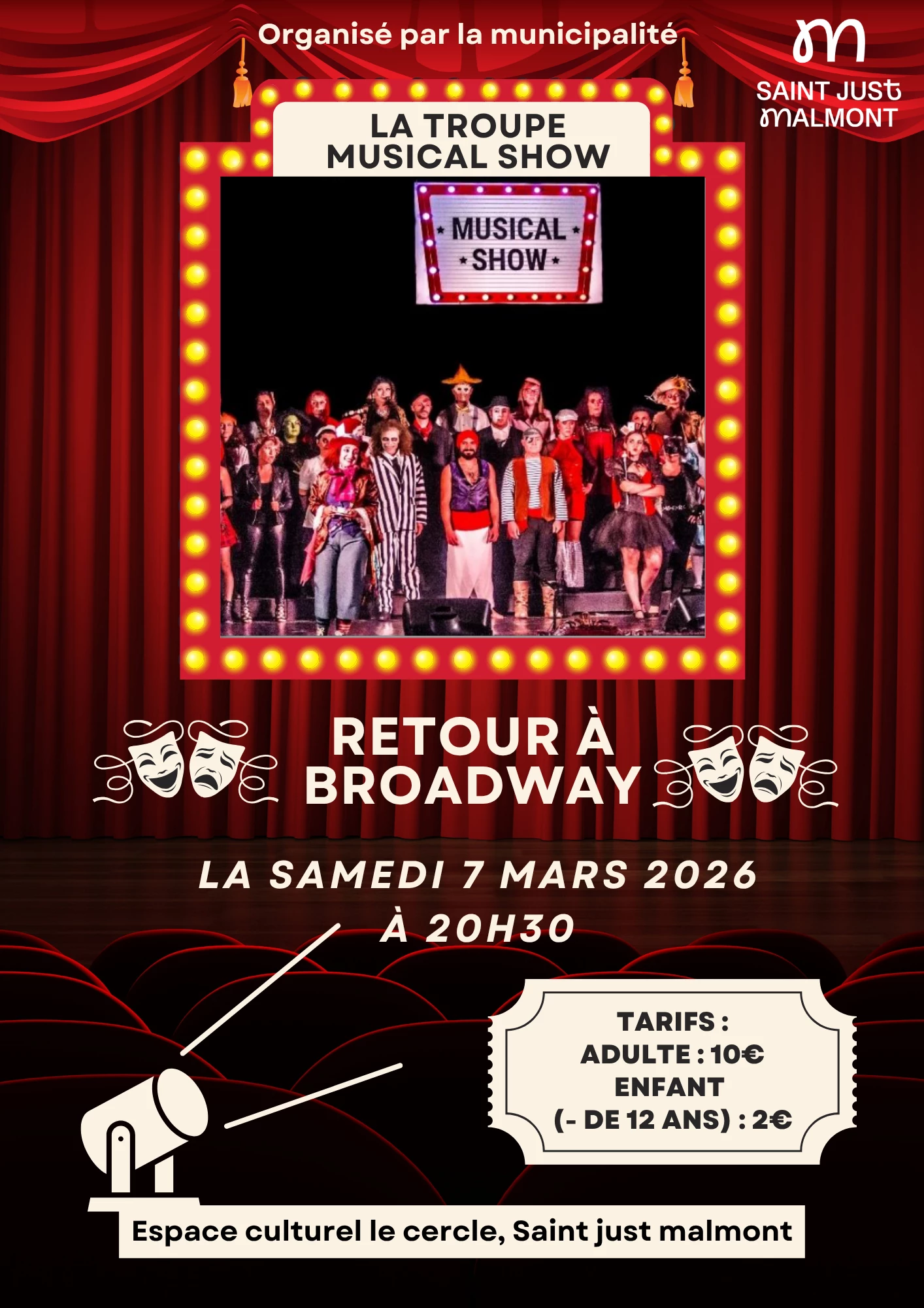 Spectacle du Musical Show – De retour à Broadway