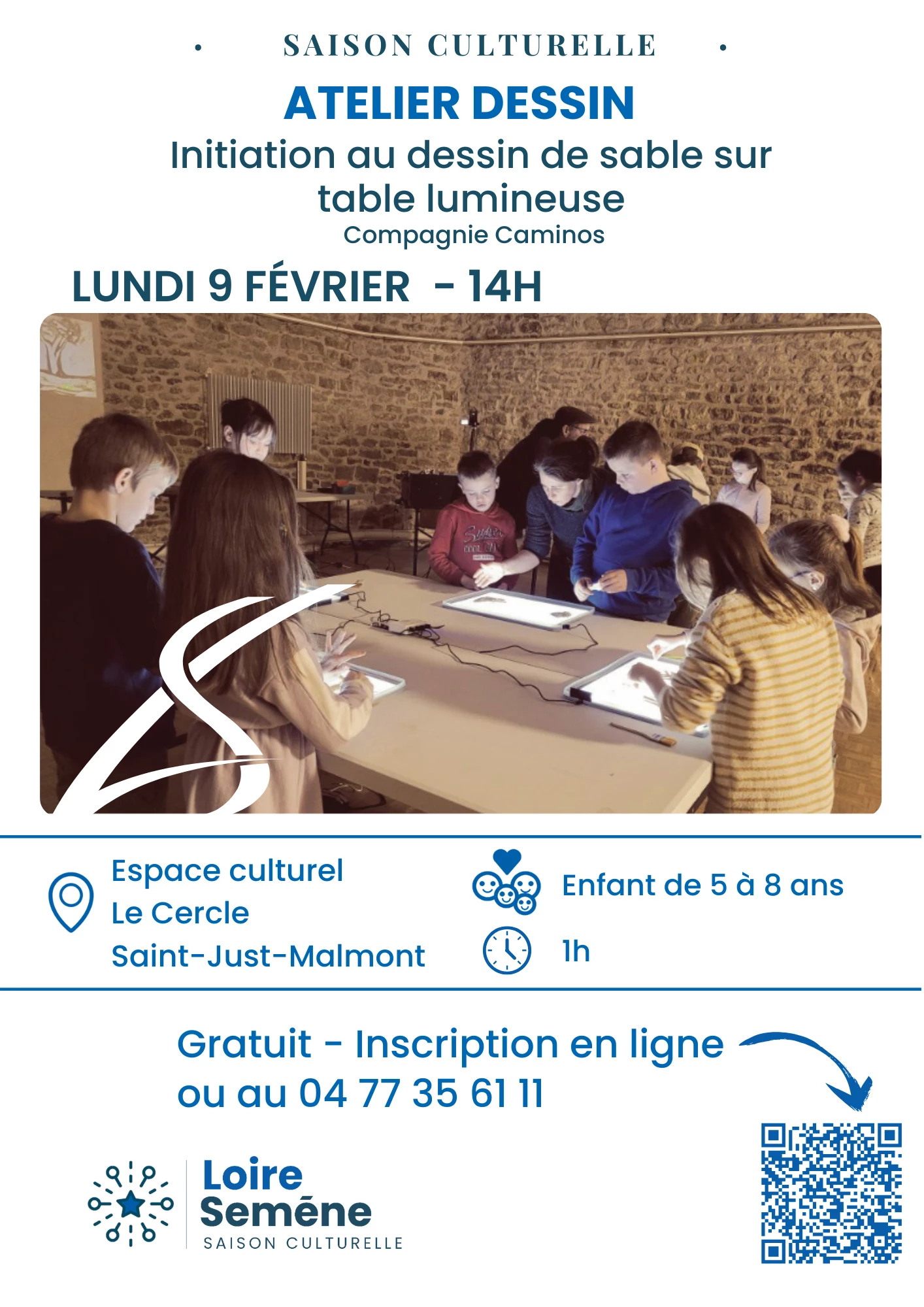 Atelier initiation au dessin de sable