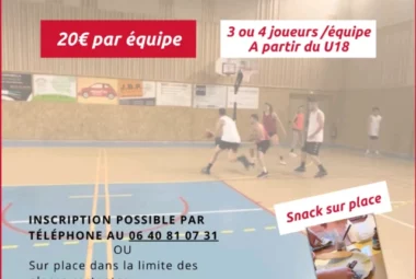 Tournoi de basket 3×3 mixte