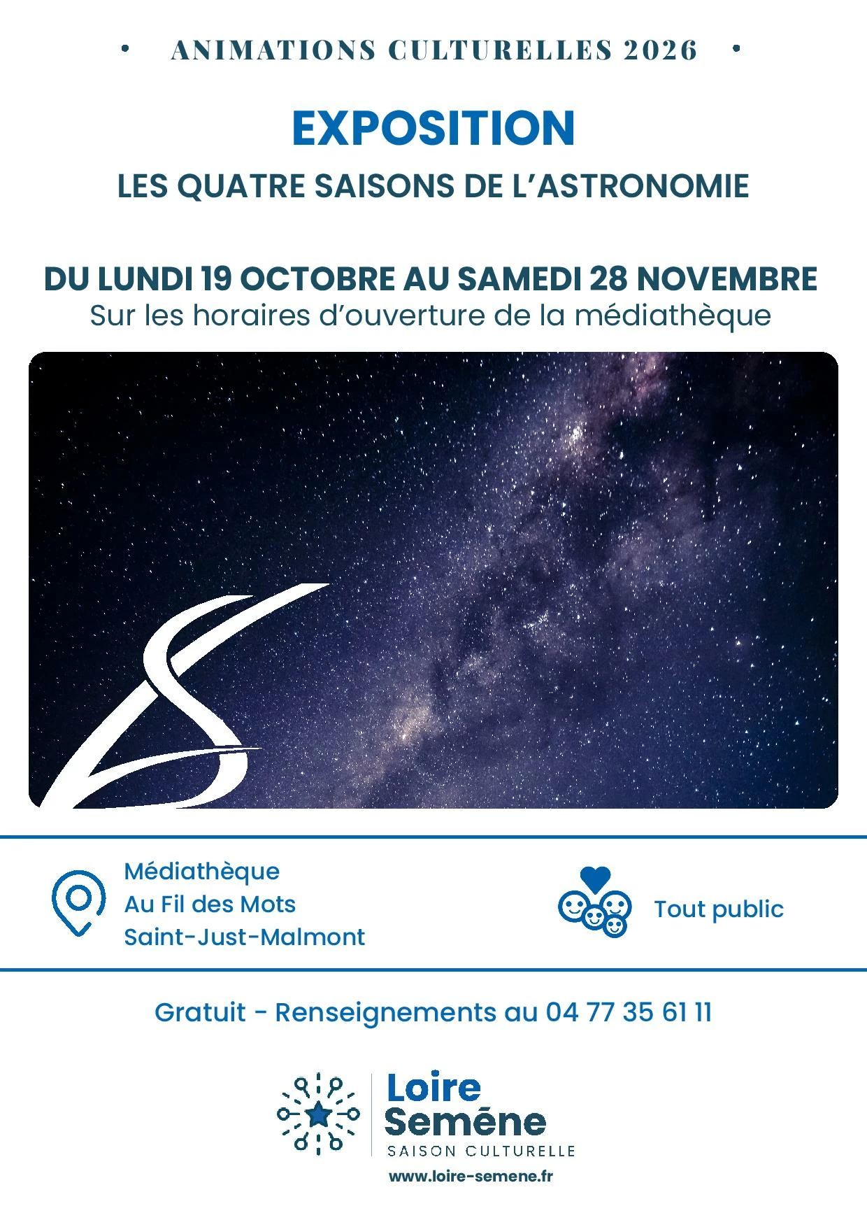 Exposition « Les 4 saisons de l’astronomie »